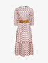 Robe à imprimé pois - rose - 1