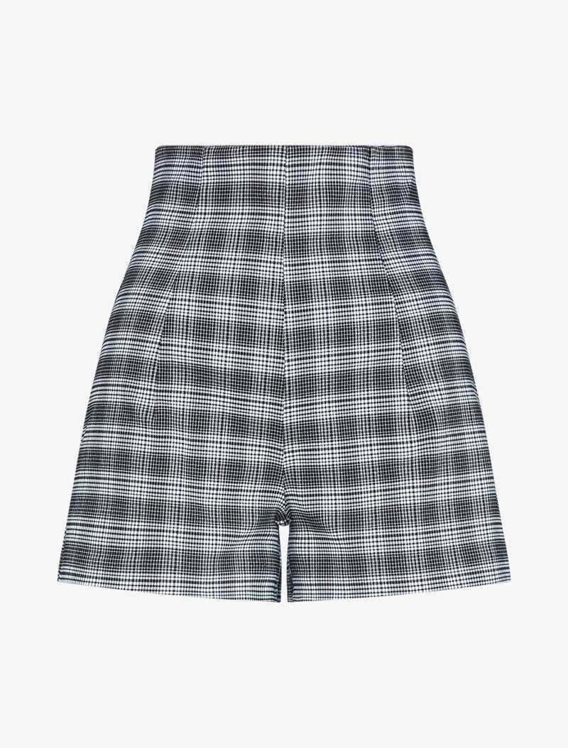 Short taille haute à imprimés - noir/blanc - 2