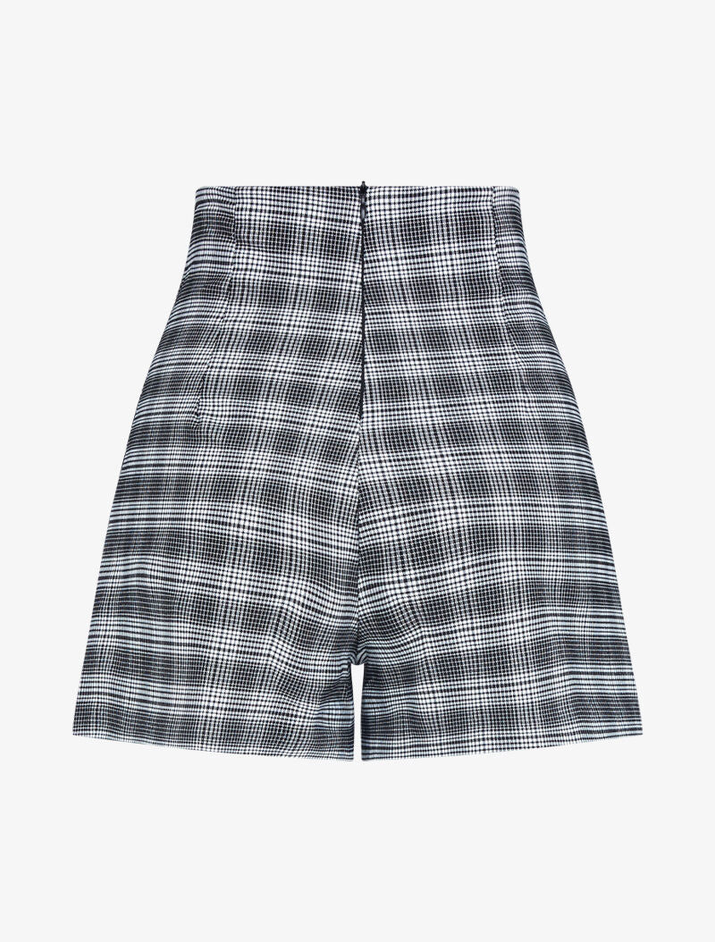 Short taille haute à imprimés - noir/blanc - 3