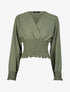 Crop top boule cache coeur - kaki - 1