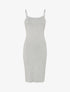 Robe basique unie - gris clair chiné - 3