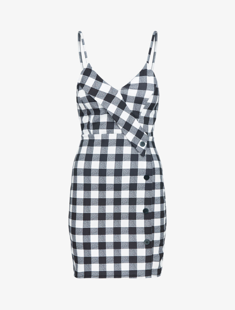 Robe moulante à imprimés - gris foncé - 3