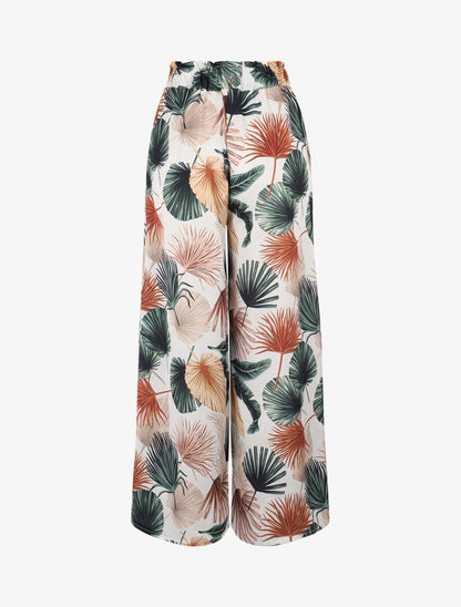 7/8-Hose mit Aufdruck - Ecru