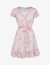 Robe en mousseline à imprimés - rouge - 3