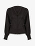 Top fluide à détails crochet - noir - 3