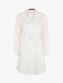 Robe chemise casual - blanc - 3