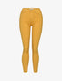 Jean slim uni à taille standard - moutarde - 1