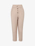 Pantalon irisé coupe carotte - beige - 3