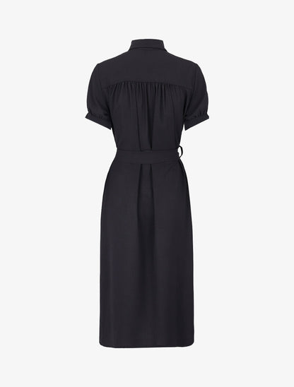 Robe chemise à manches courtes - noir - 2