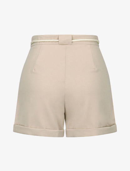 Short à grandes poches plaquées - beige - 2