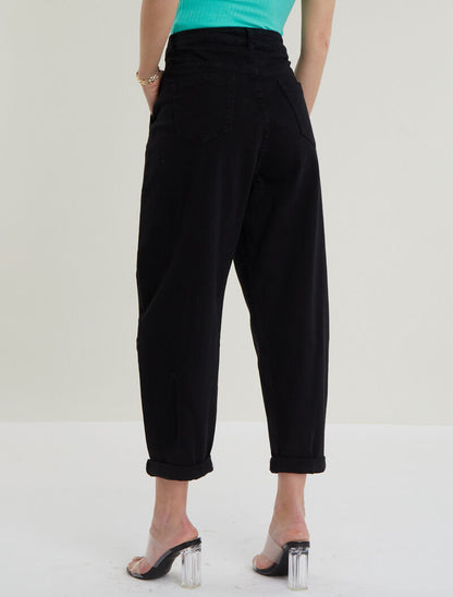 Jean daddy pant oversize - noir - 2