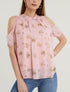 Blouse carrée oversize à découpes - rose - 4