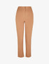 Pantalon de tailleur avec coutures - camel - 1