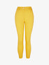 Pantalon style cargo basique - jaune - 1
