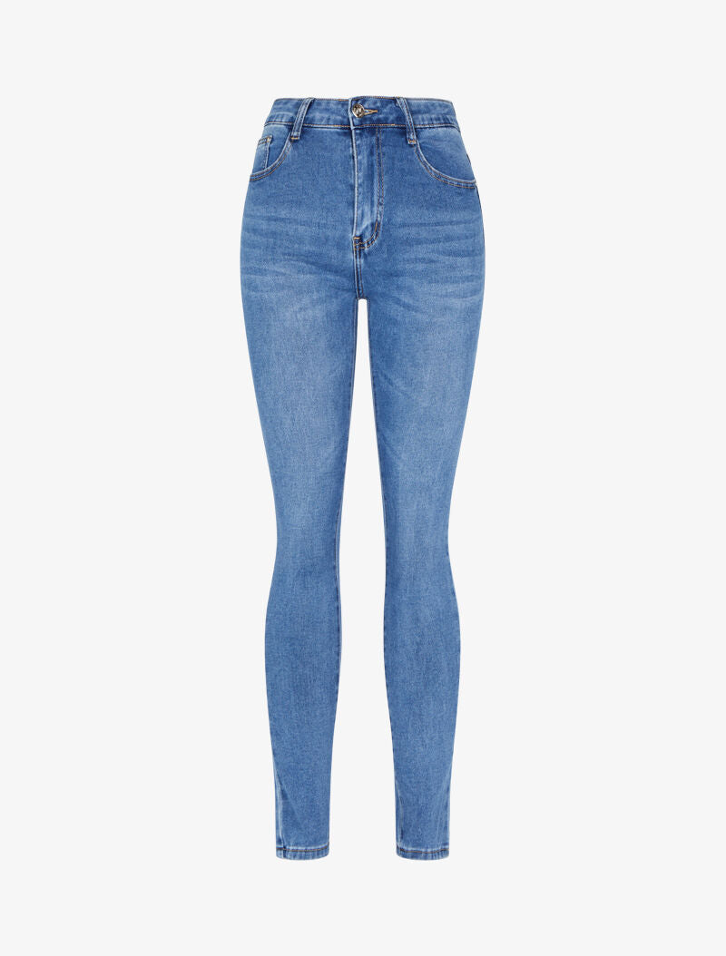 Jean slim délavé - bleu denim - 3