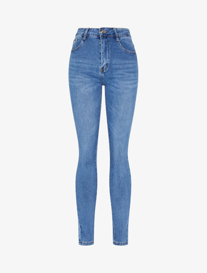 Jean slim délavé - bleu denim - 3