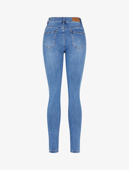 Jean slim délavé - bleu denim - 4