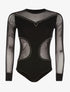 Body à billes côtés transparent - noir - 3