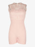 Combishort buste dentelle dos nu - rose - 1