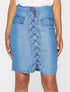 Jupe légère à corsage - denim - 6
