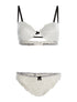 Ensemble SG et culotte liseré contrasté - blanc - 3