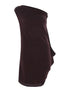 Robe pailletée asymétrique - rouge - 1