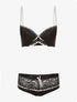 Ensemble SG et culotte à dentelle - noir - 2