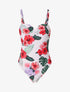 Maillot de bain à imprimé floral - Blanc - 1