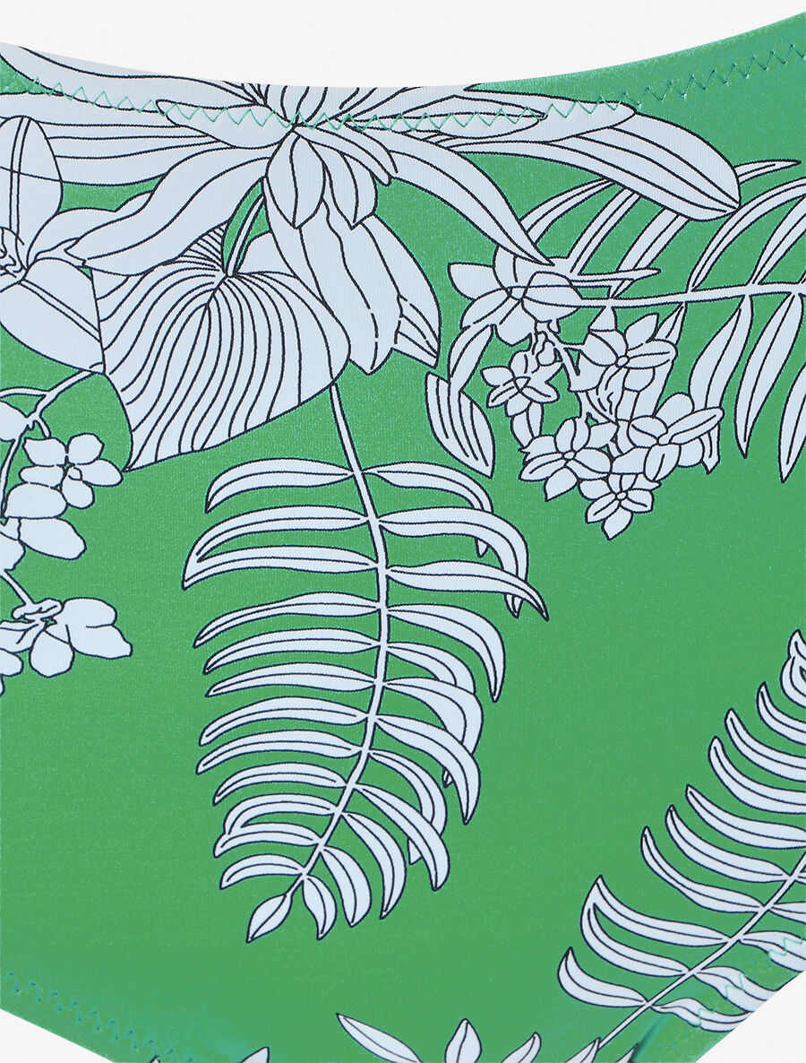 Bikini à brassière bi-matière - Vert - 3