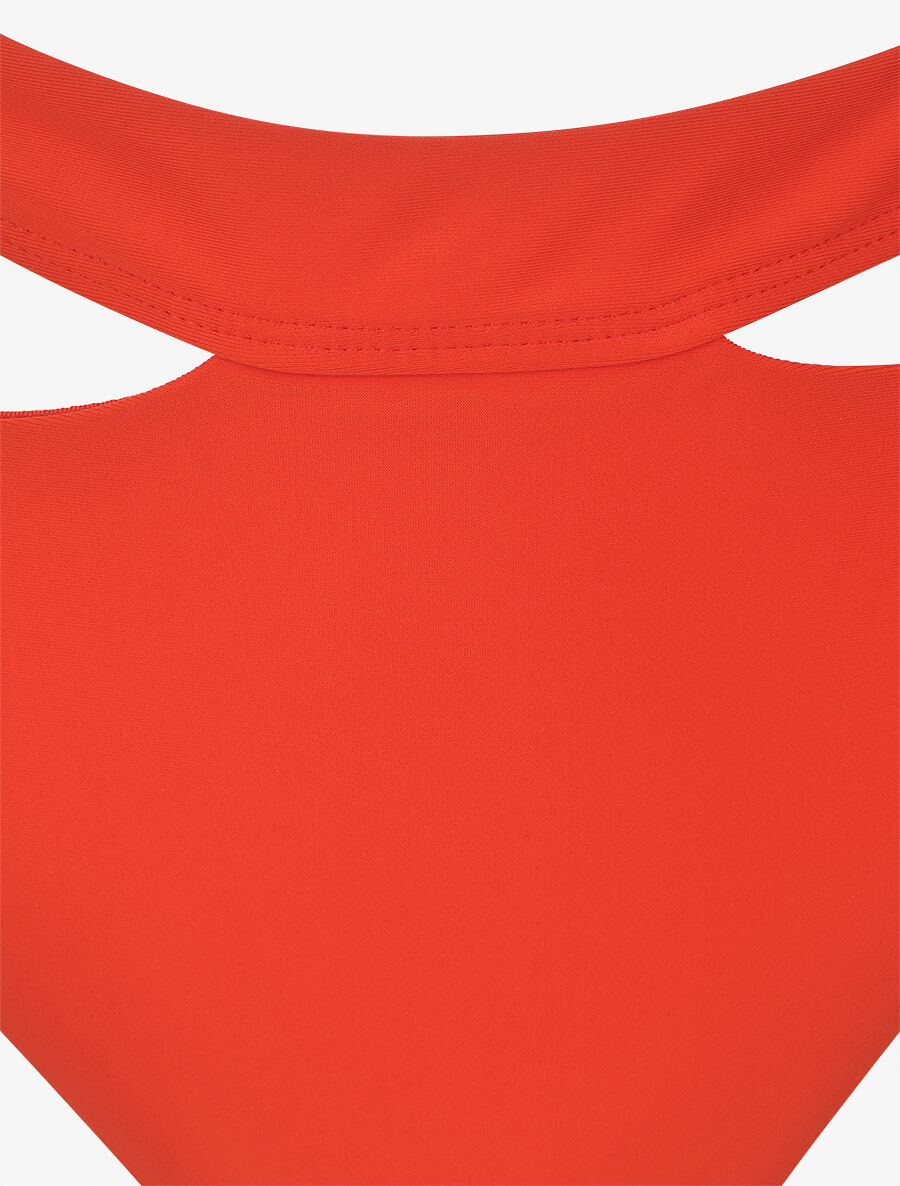 Bikini à bretelles asymétriques - Orange - 3