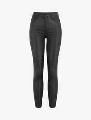 Jean skinny ciré push-up - Noir - 4