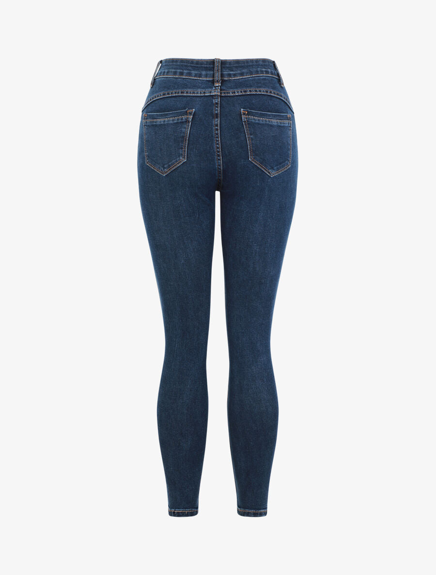 Jean classique coupe slim - Bleu - 2