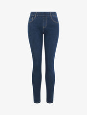 Jegging skinny push-up grande taille - Bleu - 1