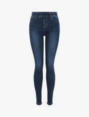 Jegging grande taille coupe skinny - Bleu - 4