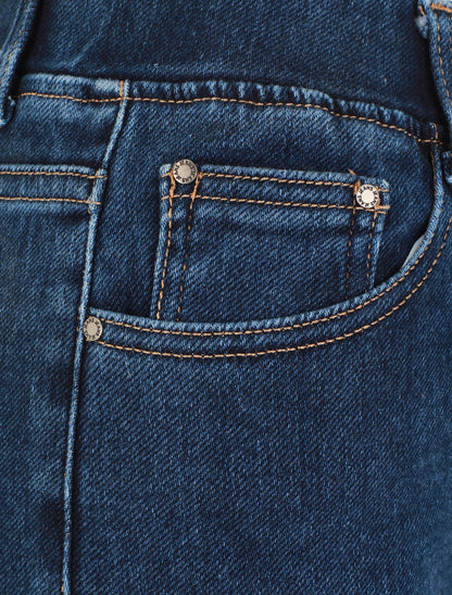 Jegging grande taille coupe skinny - Bleu - 3