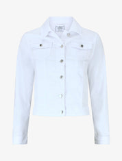 Veste en jean droite - Blanc - 1