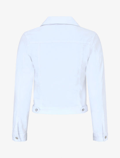 Veste en jean droite - Blanc - 2