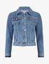 Veste en jean coupe droite - Bleu - 1