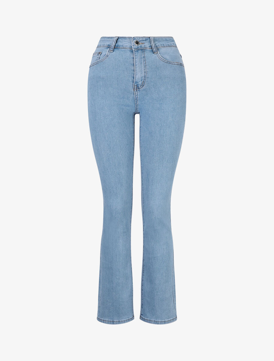 Jean classique coupe flare - Bleu - 1