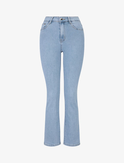 Jean classique coupe flare - Bleu - 5
