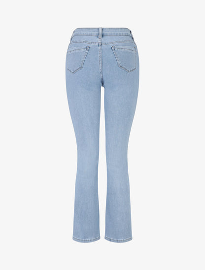 Jean classique coupe flare - Bleu - 2