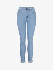 Jean à revers coupe slim - Bleu - 1