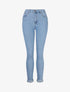 Jean à revers coupe slim - Bleu - 1