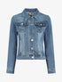 Veste en jean coupe droite - Bleu - 1