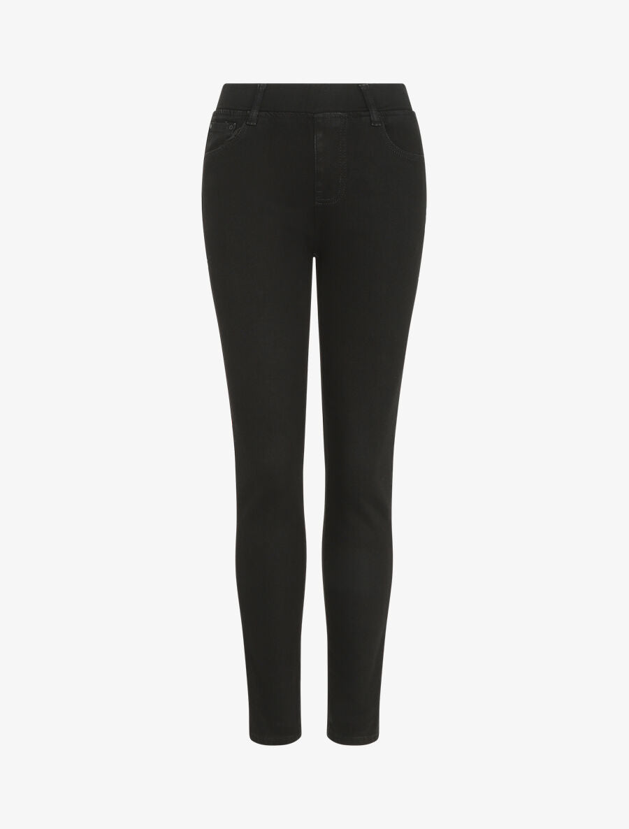 Jegging grande taille slim taille haute - Noir - 1