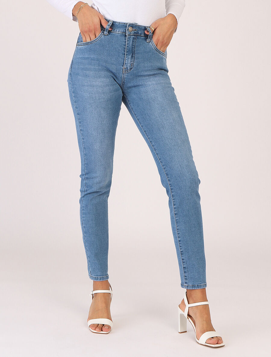 Jean classique coupe droite - Bleu - 4