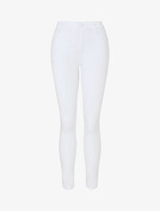 Jean skinny uni grande taille - Blanc - 1