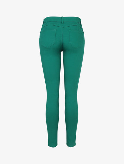 Jean skinny uni grande taille - Vert - 2