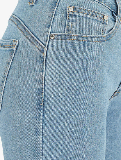 Jean push up coupe droite - Bleu - 3