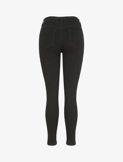 Jean push up légèrement délavé coupe slim - Noir - 2